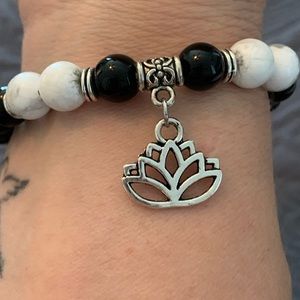 Stretch zen bead bracelet
